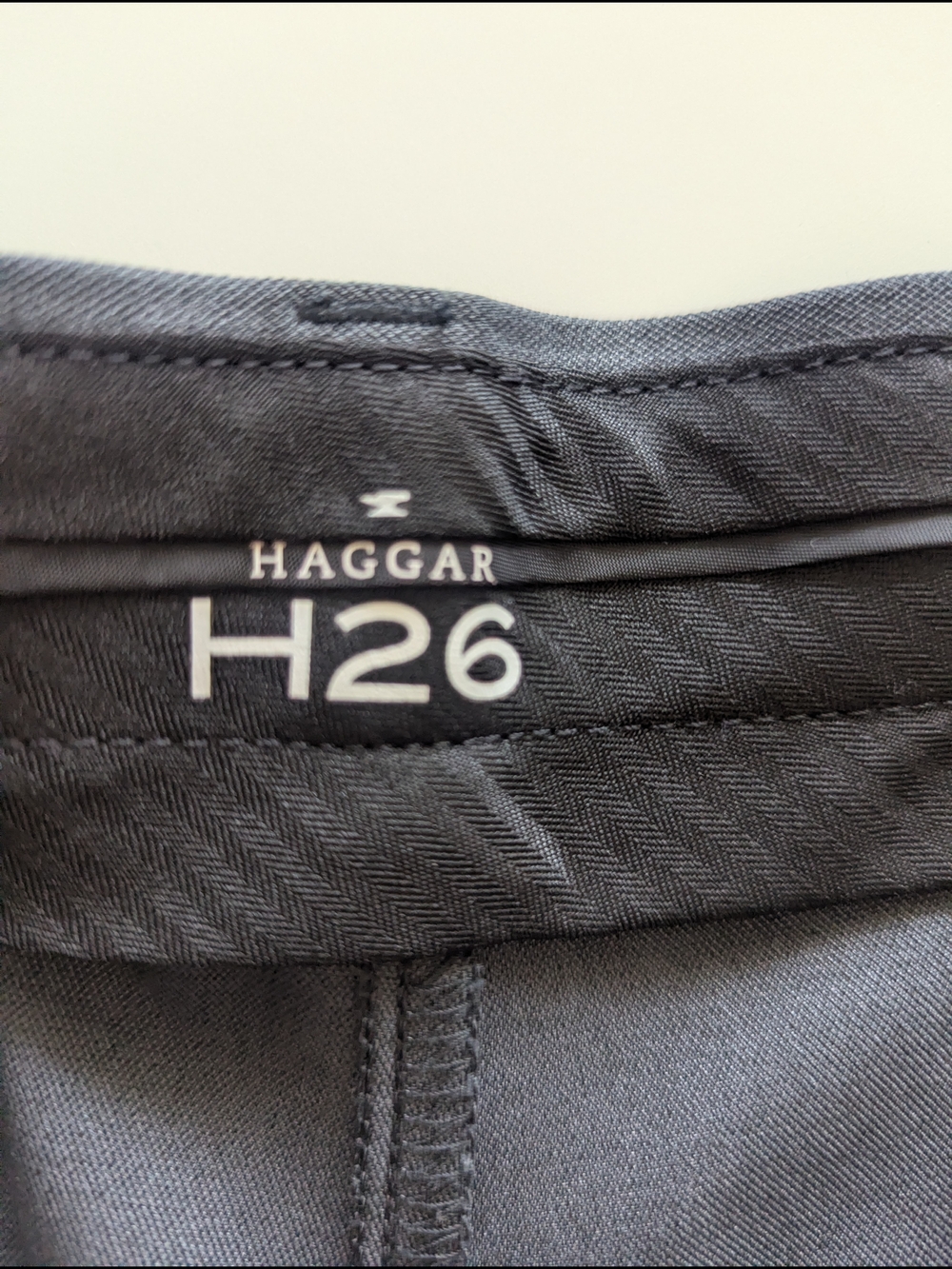 Haggar H26 Men's Pants - Charcoal Gray